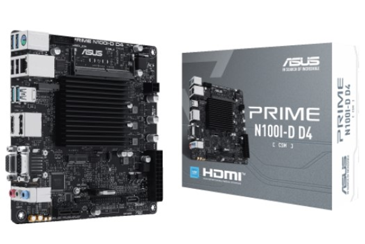 Материнская плата ASUS PRIME N100I-D D4-CSM - изображение 1