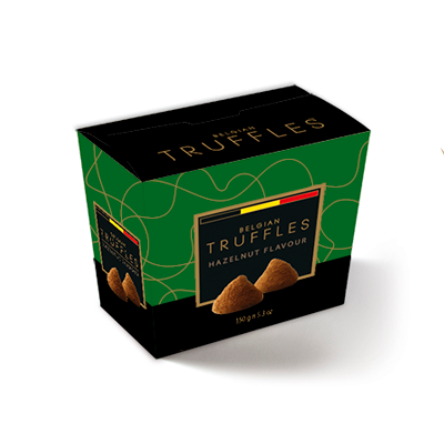 Цукерки Belgotruff Трюфельні Hazelnut 150 г - Фото 1 Цукерки Belgotruff Трюфельні Hazelnut 150 г - зображення 1