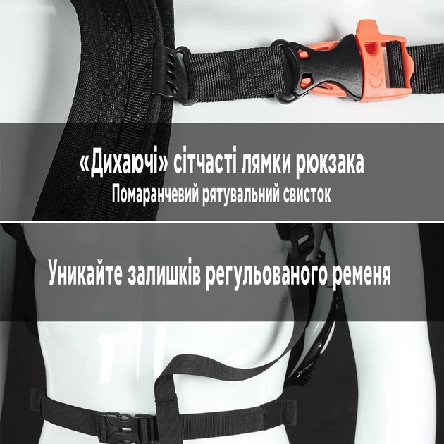 Вело рюкзак Rhinowalk X20801B 20 л Ripstop Черный (RWK-X20801B-4516) - изображение 4