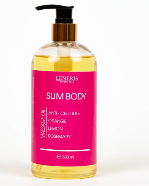 Leneris Slim body антицелюлітна олія - 500 мл - Фото 1 Leneris Slim body антицелюлітна олія - 500 мл - зображення 1