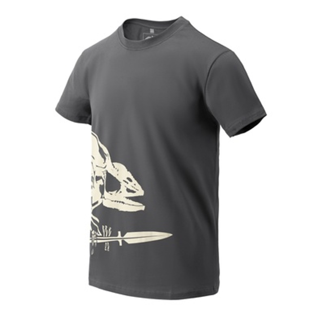 Футболка Helikon-Tex T-Shirt «Full Body Skeleton» Shadow Grey S - зображення 1