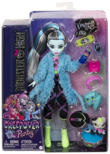 Лялька Monster High Creepover Party Frankie Stein (0194735110698) - зображення 1