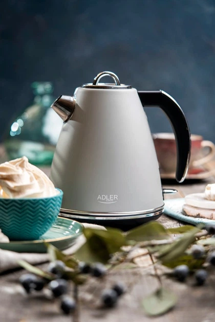 Чайник электрический Adler Strix AD 1343 1.5 л 2200W (Классический электрочайник) Серый - Фото 6 Чайник электрический Adler Strix AD 1343 1.5 л 2200W (Классический электрочайник) Серый - изображение 6