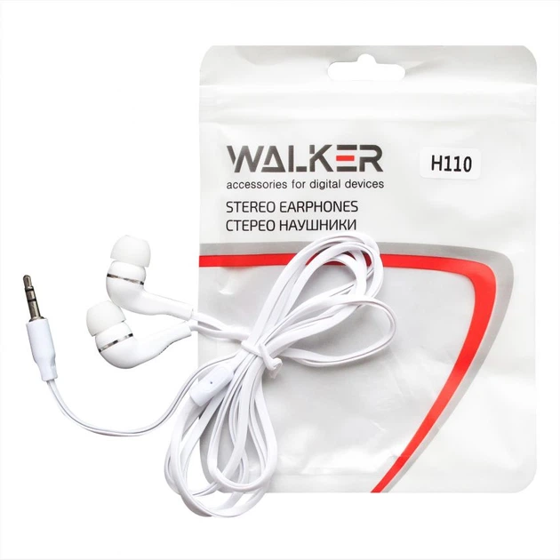 Навушники WALKER H110 white (тех.пак.) - зображення 3