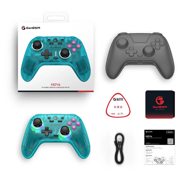 Контролер бездротовий ігровий GameSir Nova MultiPlatform NT HRG7111 (6936685220942) - зображення 10
