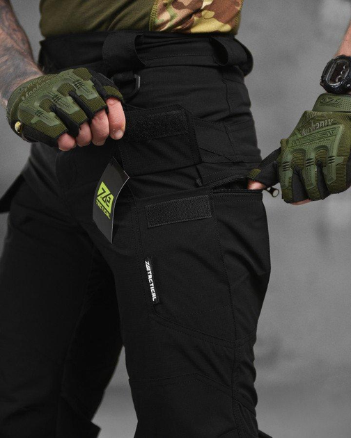 Тактичні брюки стрічкові 7.62 Tactical весна/літо XL чорні (87201) - зображення 2