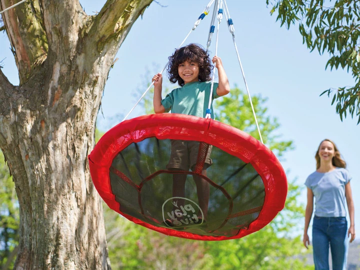Садова підвісна гойдалка "Гніздо лелека" Playtive Nest Swing 113 см 150 кг - зображення 2