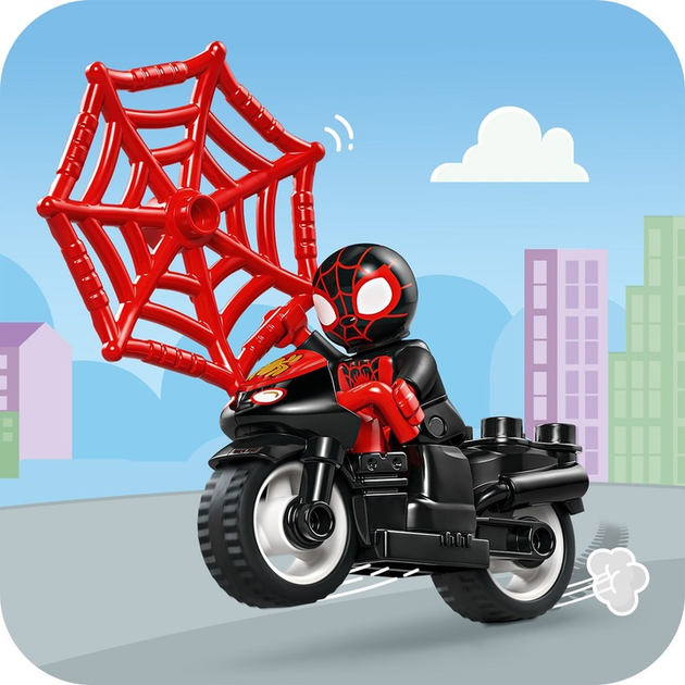 Zestaw klocków LEGO DUPLO Motocyklowa przygoda Spina 24 elementy (10424) - obraz 3