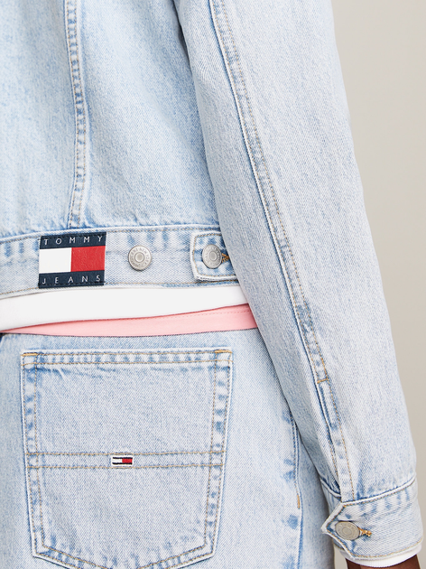 Kurtka jeansowa damska Tommy Jeans DW0DW17661-1AB M Błękitna (8720646684236) - obraz 4