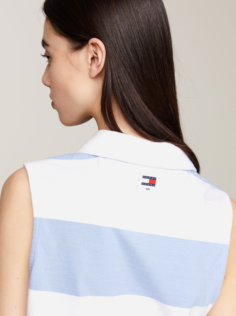Поло жіноче Tommy Jeans DW0DW17764-C3S S Синє (8720646642021) - зображення 5