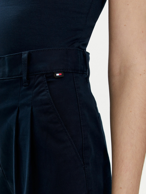 Spodenki damskie z wysokim stanem Tommy Jeans DW0DW17775-C1G 30 Niebieskie (8720646690572) - obraz 4