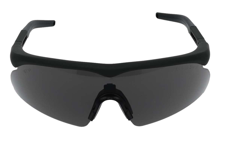 Тактичні захитні окуляри SwissEye Tactical Raptor Pro чорна оправа - зображення 2