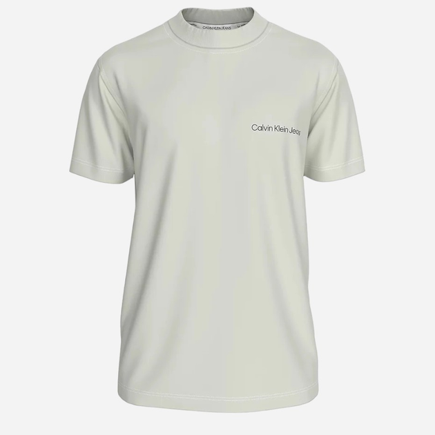 Koszulka męska bawełniana Calvin Klein Jeans J30J324671-CGA M Beżowa (8720109353037) - obraz 3
