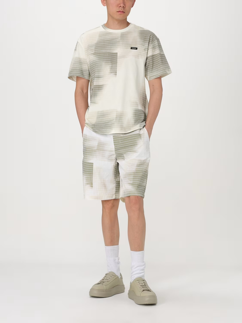 Футболка бавовняна чоловіча Calvin Klein K10K112948-0F5 XL Бежева (8720109267501) - зображення 3