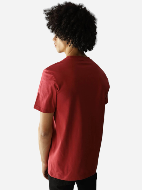 Koszulka męska bawełniana Calvin Klein Jeans J30J325190-XA0 M Bordowa (8720109361216) - obraz 2