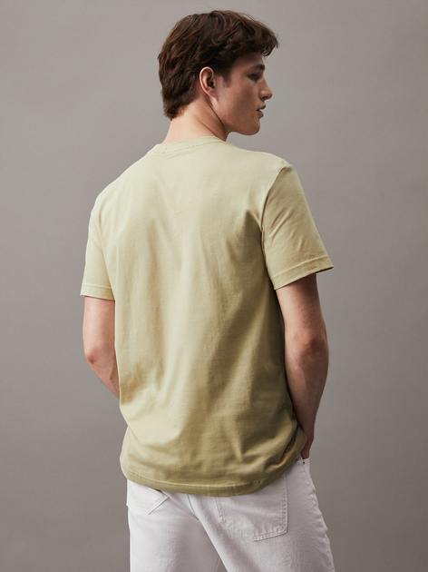 Koszulka męska bawełniana Calvin Klein Jeans J30J325268-LFU XL Oliwkowa (8720109367300) - obraz 2