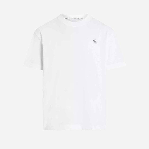 Koszulka męska bawełniana Calvin Klein Jeans J30J325699-YAF XL Biała (8720109456387) - obraz 3