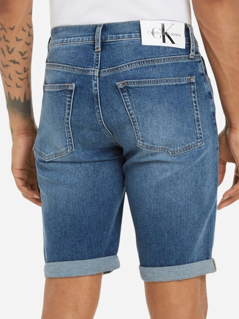 Шорти джинсові короткі чоловічі Calvin Klein Jeans J30J324874-1A4 33 Сині (8720109461015) - зображення 2