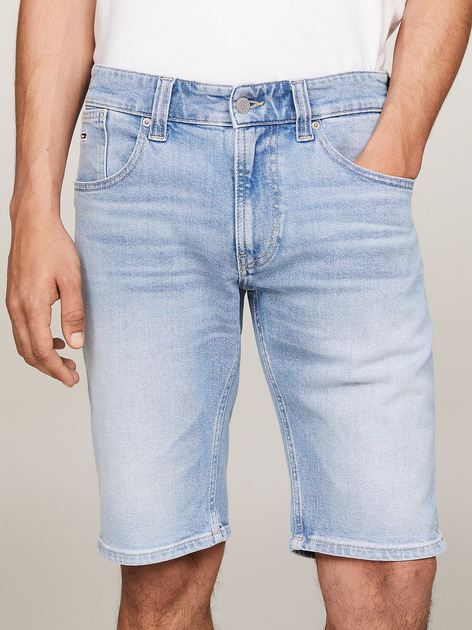 Krótkie spodenki męskie jeansowe Tommy Jeans DM0DM18793-1AB 31 Błękitne (8720646786336) - obraz 1