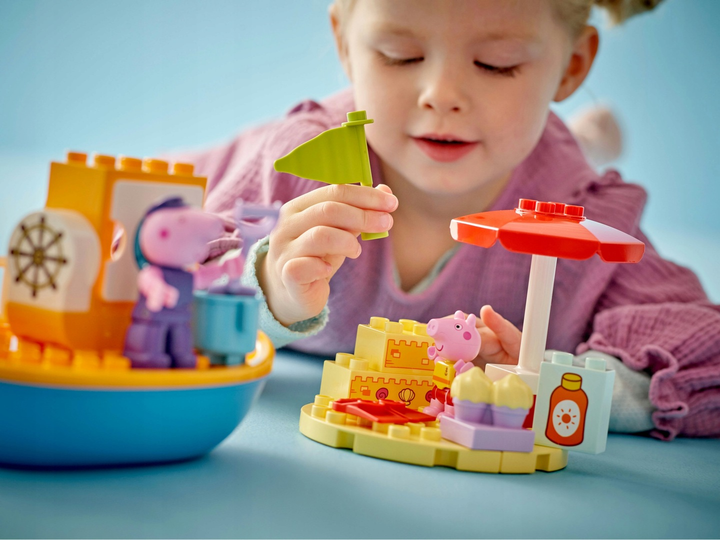 Конструктор LEGO DUPLO Морська прогулянка Пеппи на човні 23 деталі (10432)  - зображення 9