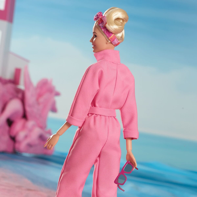 Lalka Barbie: filmowa Margot Robbie jako Barbie Pink Power Jumpsuit HRF29 (0194735174522) - obraz 7