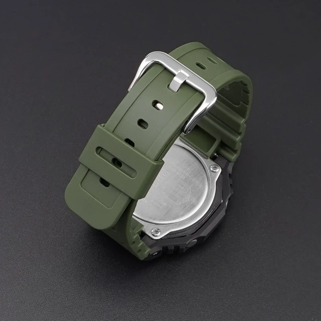 Ремінець для годинника Ремінець для Casio G-Shock GA-2100 Army Green SI - Фото 7 Ремінець для годинника Ремінець для Casio G-Shock GA-2100 Army Green SI - изображение 7