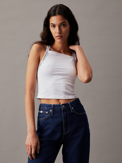 Топ жіночий Calvin Klein Jeans J20J223110-YAF XS Білий від Rozetka на платформі USKIDKA Акція на Топ жіночий Calvin Klein Jeans J20J223110-YAF XS Білий від Rozetka