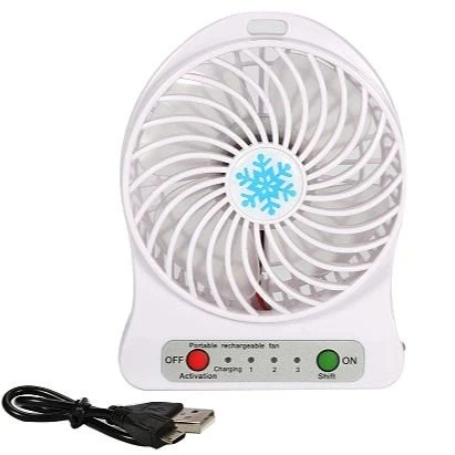 Мини-вентилятор Portable Fan Mini 3 режима портативный на аккумуляторе - Фото 4 Мини-вентилятор Portable Fan Mini 3 режима портативный на аккумуляторе - изображение 4