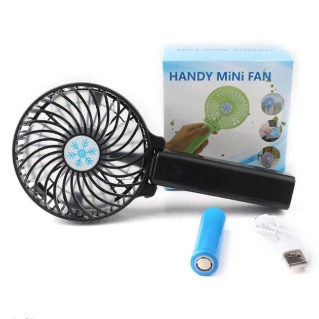 Ручной портативный мини вентилятор трансформер handy mini fan с аккумулятором 18650 - Фото 7 Ручной портативный мини вентилятор трансформер handy mini fan с аккумулятором 18650 - изображение 7