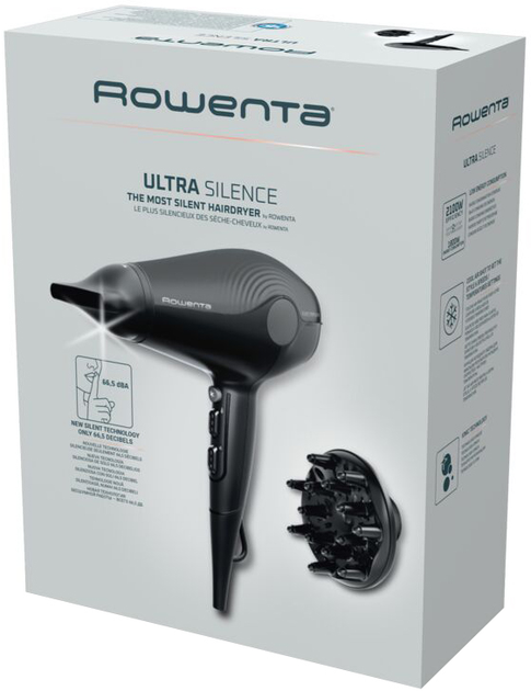 Фен Rowenta Ultra Silence CV6430F0 + Выпрямитель для волос Rowenta Optiliss + SF3320F0 (комплект) - изображение 9