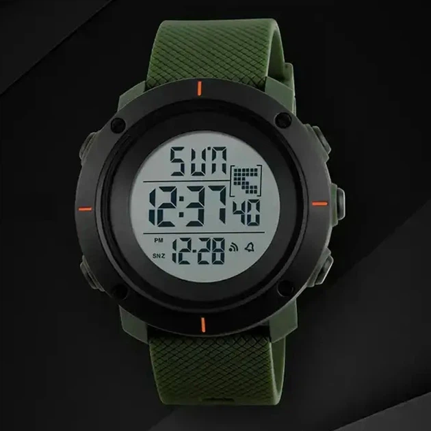 Часы наручные SKMEI 1213AG ARMY GREEN мужские - изображение 5