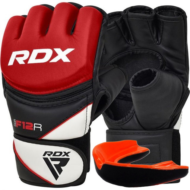 Перчатки для ММА RDX F12 Model GGRF M капа в комплекте Red (GGR-F12R-M ...