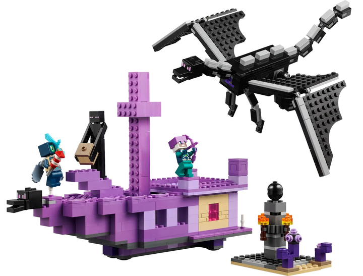 Конструктор LEGO Minecraft Дракон Кресу і корабель Кресу 657 деталей (21264) - зображення 2