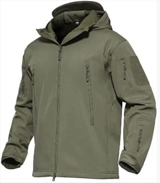 Куртка Soft Shell MAGCOMSEN тактическая армейская, цвет Olive, 4296521225-XL - изображение 1