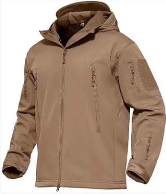 Куртка Soft Shell тактическая военная MAGCOMSEN, цвет Coyote , 6378551358-XL - изображение 1
