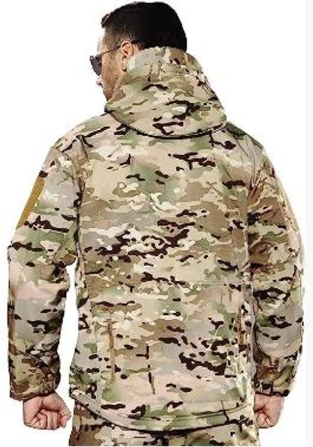 Флисовая куртка Antarctica SoftShell, цвет мультикам, 78512452-L - изображение 2