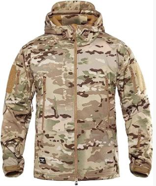 Флісова куртка ReFire SoftShell, колір мультикам, 78512452-XL - зображення 1