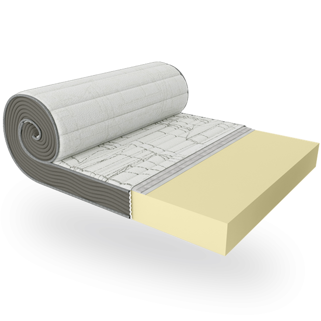Ортопедический матрас Slim Roll/Слим Ролл беспружинный (монолитный блок) ТМ ЕММ 90х200 - изображение 2