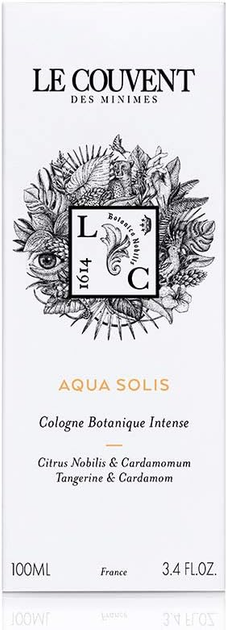 Туалетна вода унісекс Le Couvent Botanical Cologne Aqua Solis EDT 100 мл (3701139900502) - зображення 2