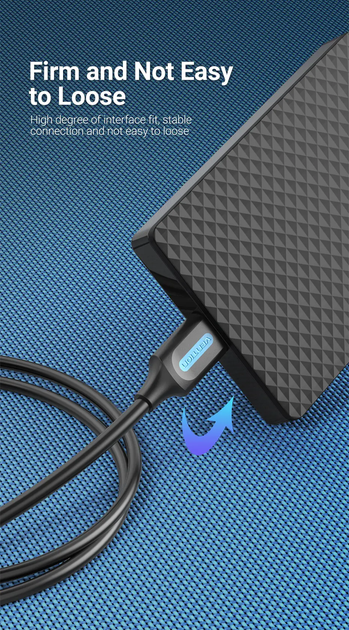 Кабель передачи данных Vention USB 2.0 to Mini USB 480 Мбит/с 2A 2 м Black (COMBH) - Фото 9 Кабель передачи данных Vention USB 2.0 to Mini USB 480 Мбит/с 2A 2 м Black (COMBH) - изображение 9