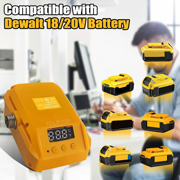 Бездротовий паяльник SV 60W від акумулятора DeWalt 18В портативний швидкий нагрів (sv3770) - зображення 4
