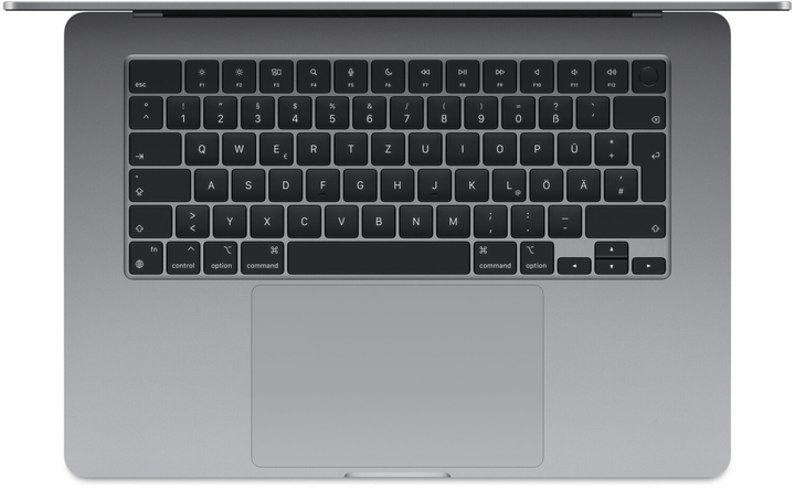 Ноутбук Apple MacBook Air 15.3" M3 8/256GB 2024 (MRYM3ZE/A) Space Gray - зображення 2