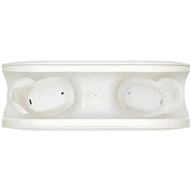 Беспроводные наушники TWS Bowie EZ10 White, закрытые, вакуумные, Bluetooth 5.3, 25 (5+20) часов автономной работы, 40/300 мАч, 2 микрофона, сенсорное управление, Type C, быстрая зарядка, белые - изображение 3