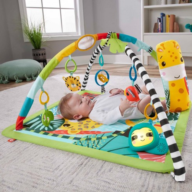 Dywanik do zabawy Fisher-Price Las Tropikalny (0194735095919) - obraz 5