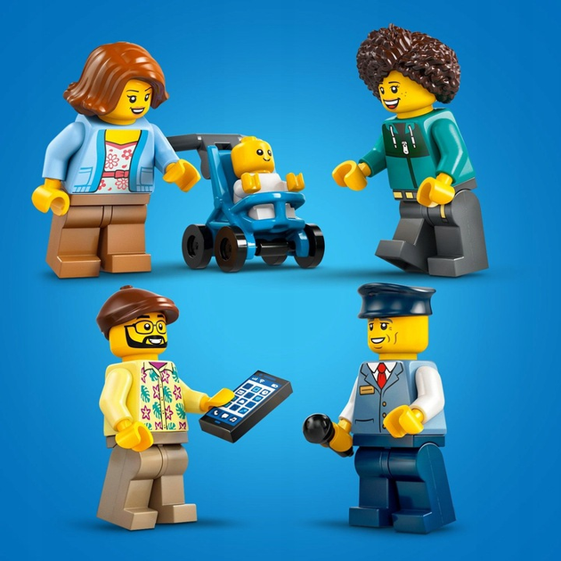 Zestaw klocków LEGO CIity Czerwony piętrowy autokar 384 elementy (60407) - obraz 6