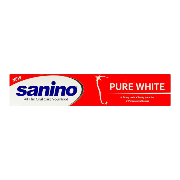 Зубна паста Sanino Відбілювальна PURE WHITE 90 мл
