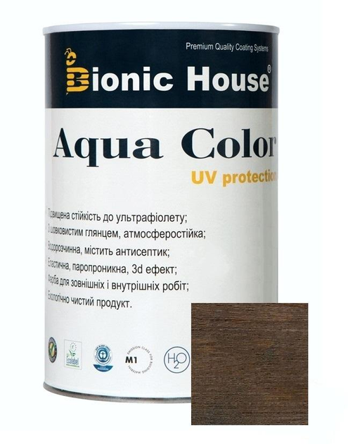Фарба для дерева "Aqua color" 2,5л Венге - зображення 1