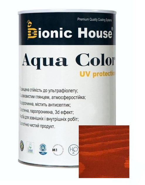 Фарба для дерева "Aqua color" 1л Тік - зображення 1
