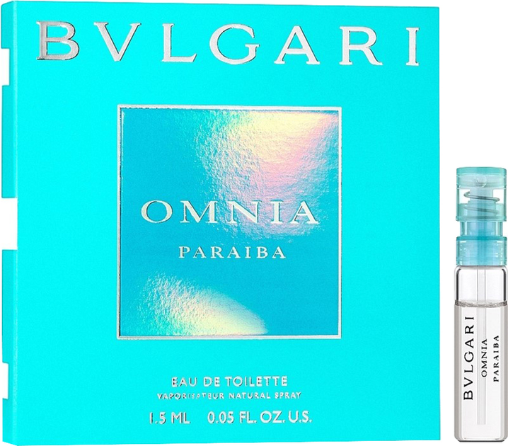 Акція на Туалетна вода для жінок Bvlgari Omnia Paraiba 1.5 мл від Rozetka