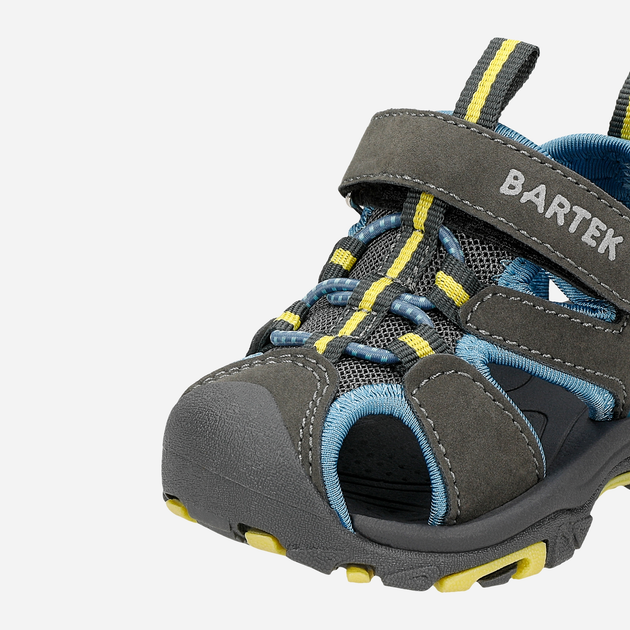 Дитячі сандалії для хлопчика Bartek 11042505 24 Сірий/Синій (5904699047078) - зображення 8